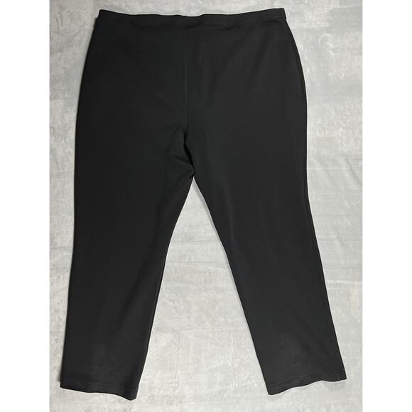 Venezia Dress Pants Women 22P 24P Black Stretch Petite Officecore Career - Picture 3 of 13